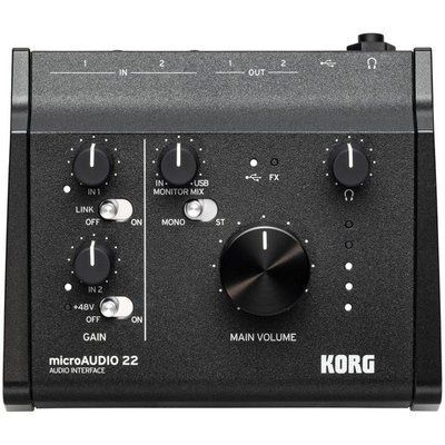 USB аудиоинтерфейс Korg microAUDIO 22 330557 фото