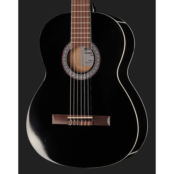 Класична гітара Thomann Classic 4/4 Guitar Black 1210 фото