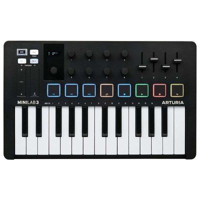 MIDI-клавіатура Arturia MiniLab 3 Black 2093866053 фото