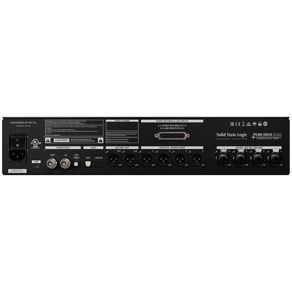 Микрофонный предусилитель SSL Pure Drive Quad 305414 фото