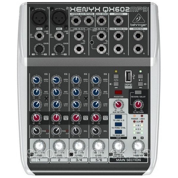Мікшерний пульт Behringer Xenyx QX602MP3 2093864759 фото