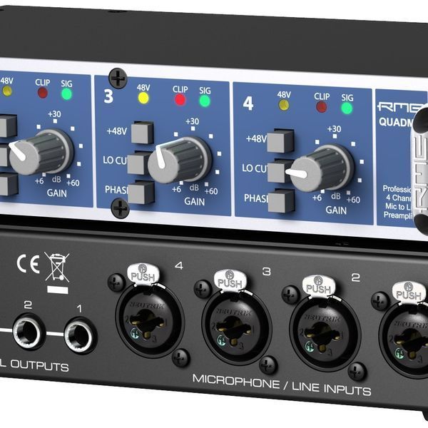 Микрофонний предусилитель RME QuadMic II 0010101103147 фото