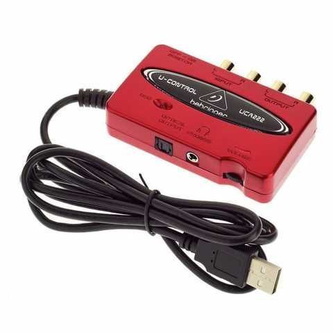 USB аудиоинтерфейс Behringer UCA222 01010205 фото