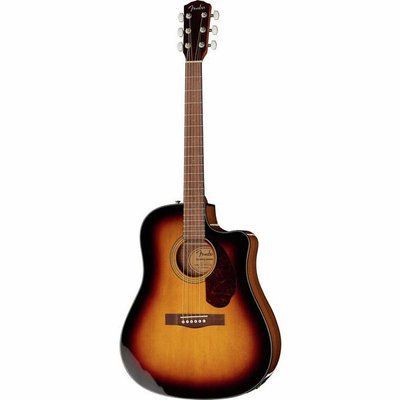 Электроакустическая гитара Fender CD-140SCE SUNBURST WN 0036552 фото