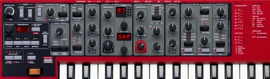 Аналоговый синтезатор Clavia Nord Lead A1 33302014897 фото