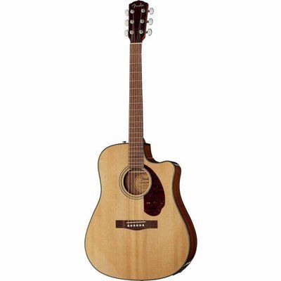 Акустическая гитара Fender CC-140SCE Natural 002254 фото