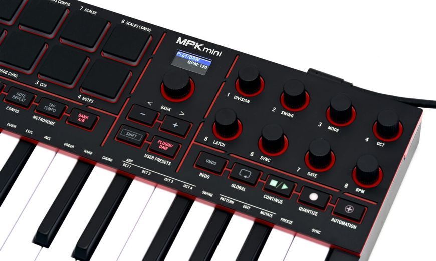 MIDI-клавиатура AKAI Professional MPK Mini IV Black 3398870 фото