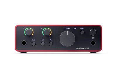 Аудиоинтерфейс Focusrite Scarlett Solo 4th Gen 2093866074 фото