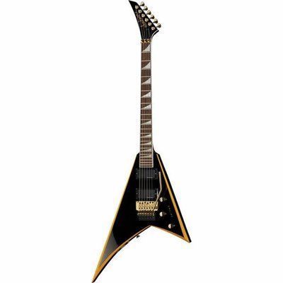 Електрогитара Jackson RRX24 Black with Yellow Bevels 172 фото