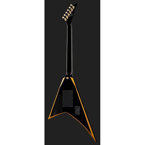 Електрогітара Jackson RRX24 Black with Yellow Bevels 172 фото
