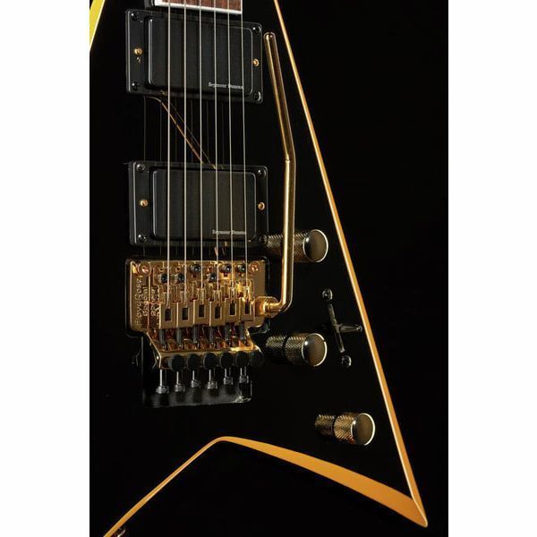 Електрогітара Jackson RRX24 Black with Yellow Bevels 172 фото