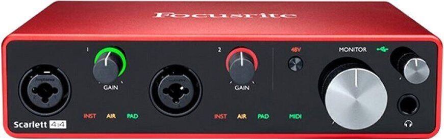 USB аудіоінтерфейс Focusrite Scarlett 4i4 3rd Gen 2093864875 фото