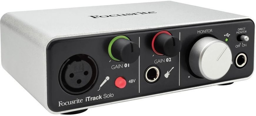 Аудіоінтерфейс Focusrite iTrack Solo Lightning 2093866078 фото