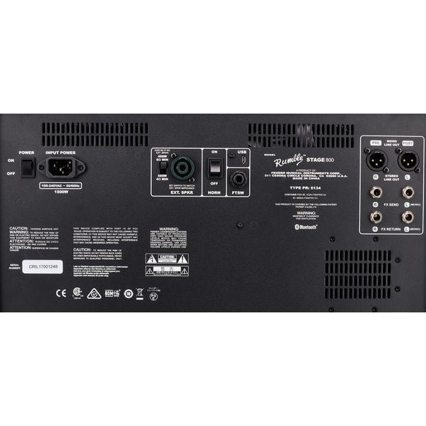 Комбопідсилювач Fender Rumble 800 0012254 фото
