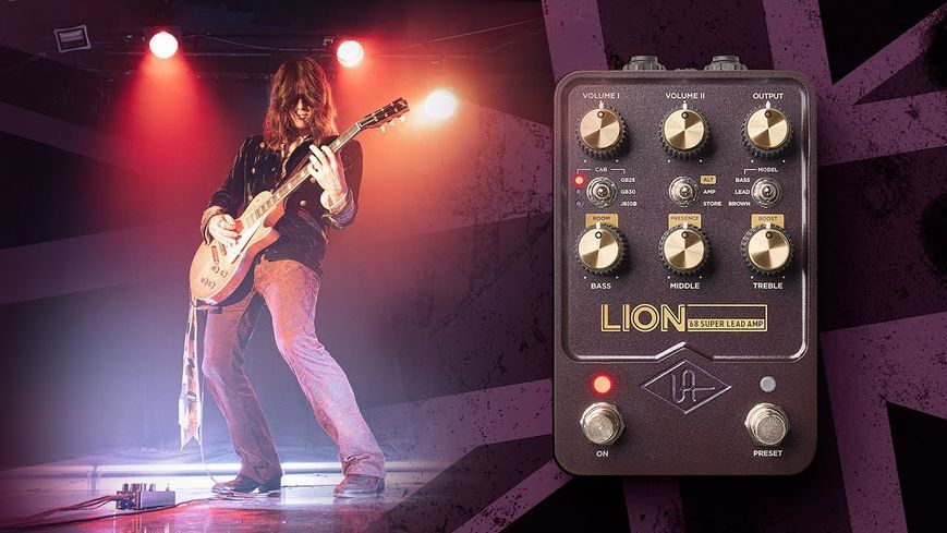 Гитарная педаль Universal Audio UAFX Lion 68 Super Lead Amp 888004454 фото