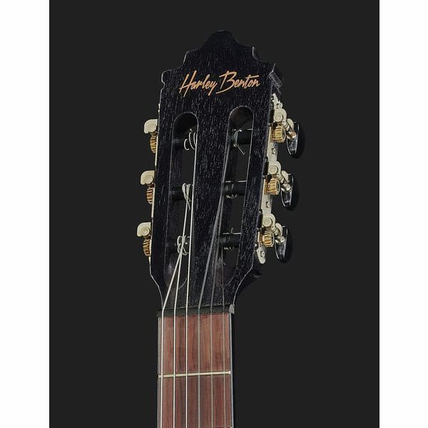 Класична гітара Harley Benton CG-400CE Thinline BK 1182 фото