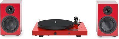 Проигрыватель виниловых дисков Pro-Ject Juke Box E1 HiFi Set red 55850001 фото