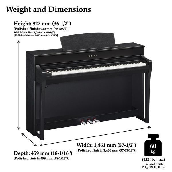 Цифровое пианино Yamaha Clavinova CLP-745 686848657 фото