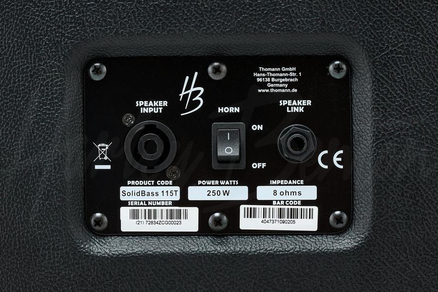 Гитарный кабинет Harley Benton SolidBass 115T 2100754560 фото